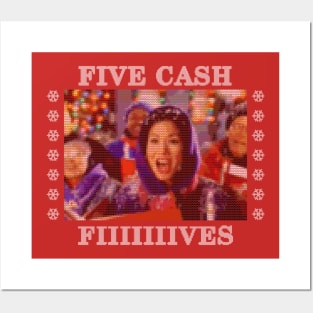 Five Cash Fives Posters and Art